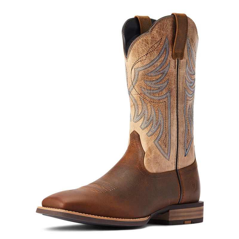 Botas Vaqueras Ariat Everlite Blazin Marrones Hombre - Chile 234-EMLHON